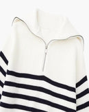 Sweater Crest Zip Sweater
